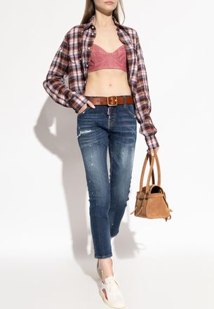 Dsquared2 Teddy Jeans, Womens, Navy Blue