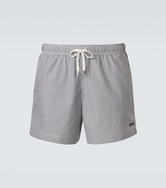 Ermenegildo Zegna Seersucker swim trunks