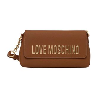 Love Moschino Tassen, Dames, Bruin, ONE Size, Leer, Cross Body Bags