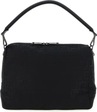 Fendi Black Polyamide Shoulder Mens Bag