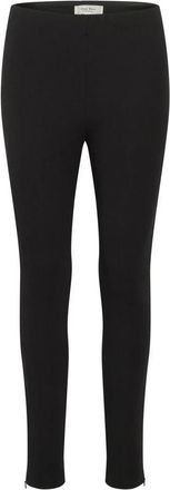 Part Two Zwart Stijlvol Rosabel PW PA - Dames - Slim Fit Broeken - Zwart - L - Broeken