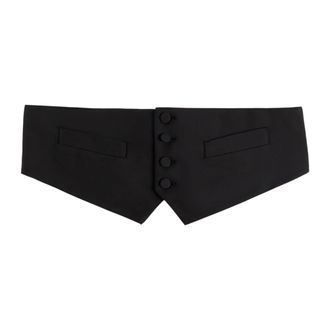 Dsquared2 Belts, male, Black, Size: 2XL Tuxedo Cummerbund