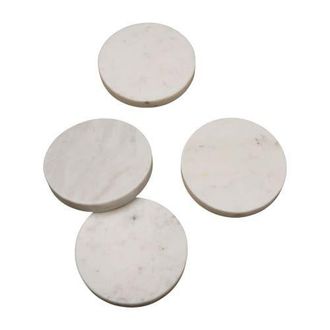 Be Home White Marble Round Coasters - Set of 4 at Nordstrom