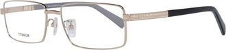 Ermenegildo Zegna Gold Titanium Glasses Mens (Frames)
