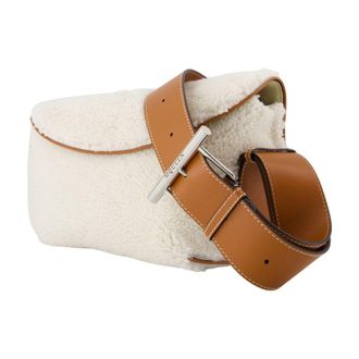 Alexander McQueen Womens Crossbody Bag White Calfskin