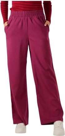 Ydence Ydence, Broeken, Dames, Paars, XS, Wijde Roze Broek Zizi