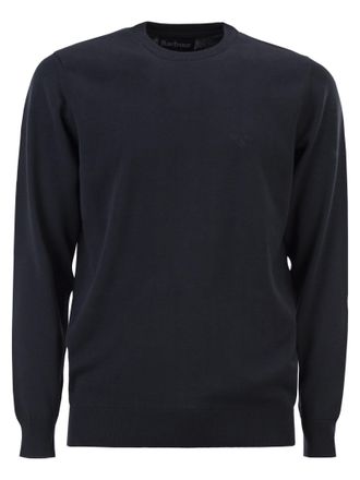 Barbour Pullover aus Pima-Baumwolle mit Rundhalsausschnitt