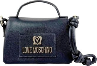 Love Moschino Pu Top Handle - Dames - Handtassen - Zwart - ONE Size - Tassen
