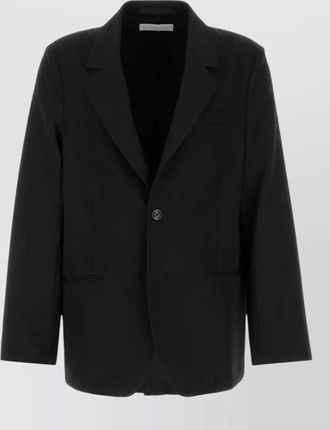 Our Legacy wool blazer notch lapel buttoned cuffs