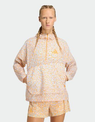 adidas adidas Performance - Terrex Xploric Clima365 - Anorak antivento bianco con stampa