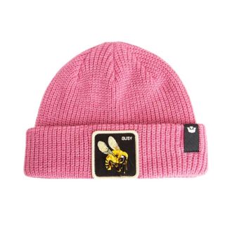 Goorin Brothers Busy Bee Beanie - Dames - Hoeden - Roze - ONE Size - Accessoires