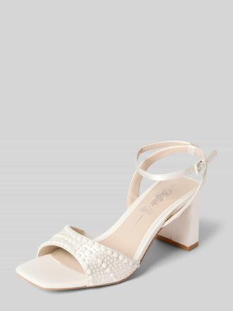Buffalo Sandalette mit Perlen Modell ASHLEY PEARL in Offwhite, Gr&ouml;&szlig;e 36