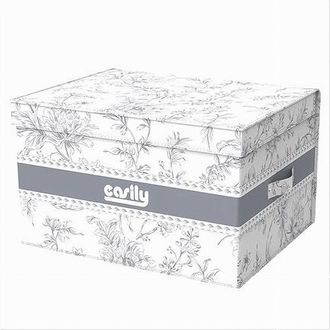 Trade Shop Trade Shop - Box Portatutto Scatola Salvaspazio Contenitore Organizer 35x30x20cm Fantasia 87314
