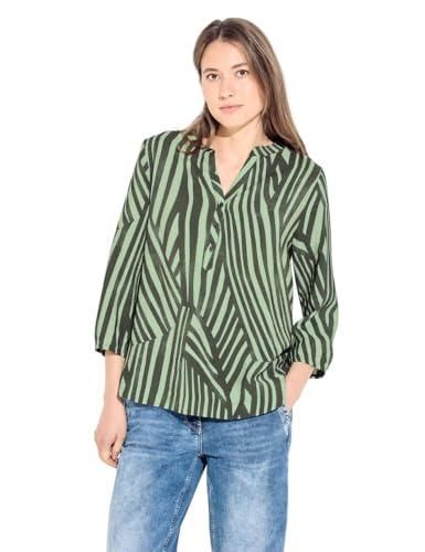 Chemisier Femme Manches 3/4 Vintage - Imprimé Géométrique, Col V, Ample Et Fluide (plusieurs Tailles EU)