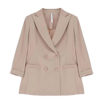 Imperial Blazers, female, Pink, Size: XS Giacca Doppio Petto