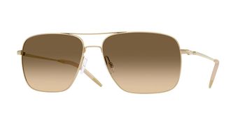 Oliver Peoples OV1150S Clifton 534385 Mens Sunglasses Gold Size 58