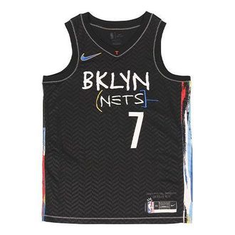 Nike MENS NBA City Edition Sports Basketball Vest SW Brooklyn Nets Durant 7 Black CN1713-010