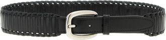 Golden Goose Black Houston Buckle Belt