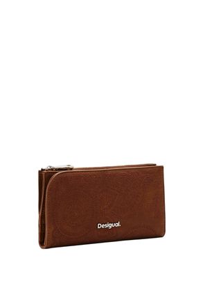 Desigual Accessories Pu Long Wallet, Brown, 24SAYP15, Accessories Pu Long Wallet