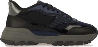 Lavair Mens Pacific 2.0 Trainers in Navy Leather - Size UK 11