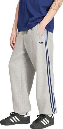 adidas 3-Stripes Fleece Joggers in Medium Grey Heather at Nordstrom, Size X-Small