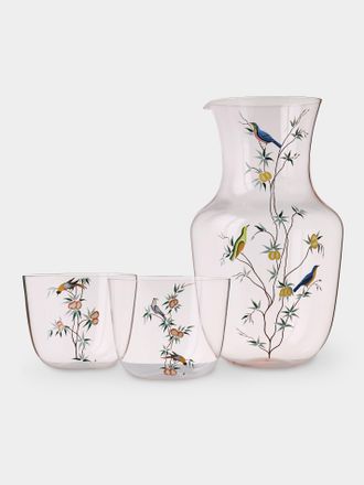 Lobmeyr Garden of Paradise Hand-Painted Crystal Collection