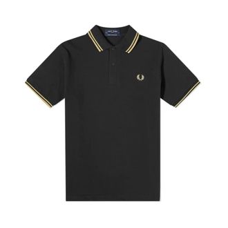 Fred Perry Hombre, Camisetas, Negro, Talla: XS