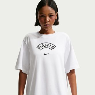 Nike Paris Saint-Germain Nike Womens Soccer T-Shirt in White | IB4134-100
