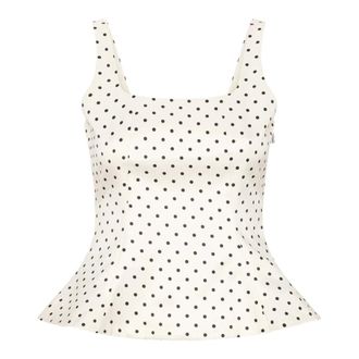 Rotate Rotate Birger Christensen, Dames, Tops, Wit, Maat: XS Poliester