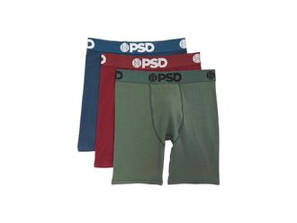 PSD Cotton 3-Pack-Dark Transactions Mens Underwear : XL, Cotton/Elastane/Microfiber