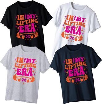 Generic in My Lifting Era | Printed Unisex Short Sleeve T-Shirt Multicolour