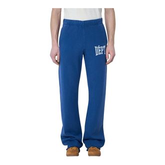 Gallery Dept. Sweatpants, male, Blue, Size: M Logo Motif Track Pants