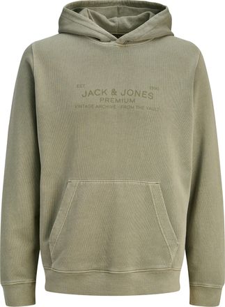 Jack & Jones Kapuzensweatshirt JACK & JONES JPRBLUAIDEN HOOD SWEAT, Herren, Gr. XXL, winter moss, angeraute Sweatware, Obermaterial: 100% Baumwolle, bedruckt, regu