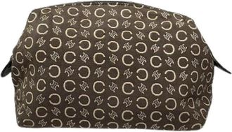 Celine Pre-owned Vintage Clutch - Dames - Vintage Clutch - Bruin - ONE Size - Katoen - Vintage