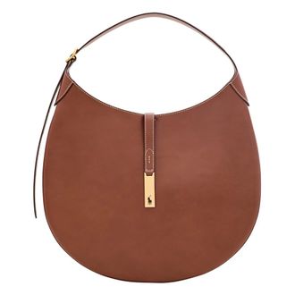 Polo Ralph Lauren Shoulder Bags, female, Brown, Size: ONE SIZE ID Medium Hobo Bag