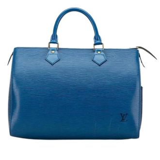 Louis Vuitton Pre-owned Handbags, female, Blue, Size: ONE SIZE Pre-owned Vintage Handbag