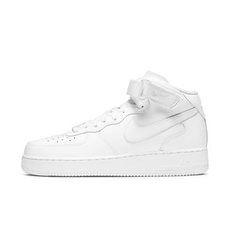 Nike Mens Air Force 1 Mid 07 Shoes in White | CW2289-111