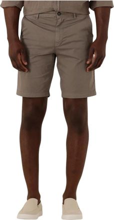 Boss Orange by Hugo Boss Heren, Korte broeken, Grijs, Maat: W32 Katoen
