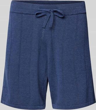 Colours & Sons Regular Fit Shorts mit Leinen-Anteil in Marine, Gr&ouml;&szlig;e XXL