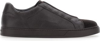 Doucal's Brown Low Top Sneakers