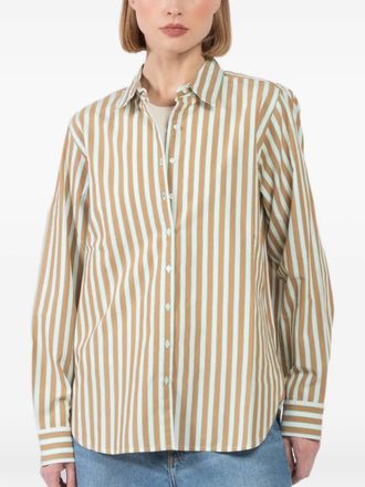 Xirena Beau striped buttoned shirt - women - Cotton - S - Neutrals