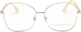 Victoria Beckham VB220715 Metal Butterfly Full Rim Eyeglasses - Gold