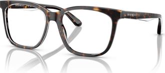 Emporio Armani 53mm Rectangle optical glasses in Tortoise at Nordstrom