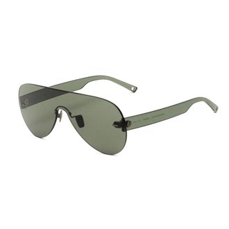 Belstaff Groene Acetaat Zonnebril Speedmaster Stijl - unisex - Zonnebrillen - Groen - ONE Size - Leer - Accessoires
