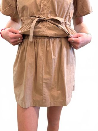 Starkx Parachute Ado Mini Skirt In Tan