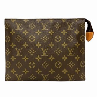Louis Vuitton Monogram Brown Monogram Clutch Bag (Pre-Owned)