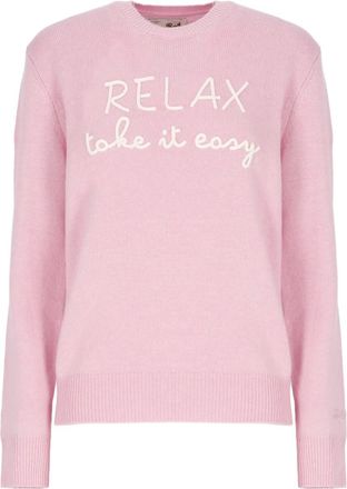 MC2 Saint Barth Maglione con ricamo - Rosa