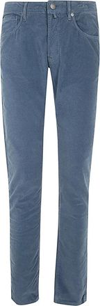 Incotex Vintage Stretch 5-Pocket Jeans - Heren - Slim Fit Jeans - Blauw - W35 - Katoen - Jeans