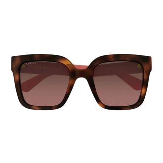 Gucci Gg2190S Zonnebril - Dames - Accessoires - Veelkleurig - Maat: 53 MM Nylon