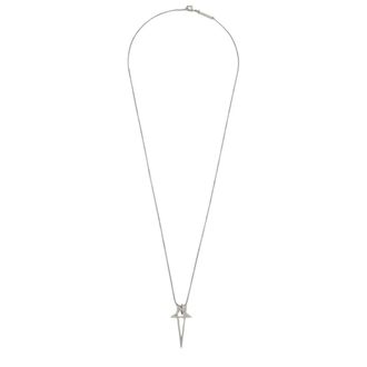 Rick Owens Pentagram Charm - male - Rick Owens - Necklaces - Gray - ONE SIZE - Accessories